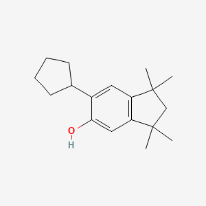 6-Cyclopentyl-1,1,3,3-tetramethylindan-5-ol