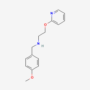 molecular formula C15H18N2O2 B1185825 N-(4-methoxybenzyl)-2-(pyridin-2-yloxy)ethanamine 