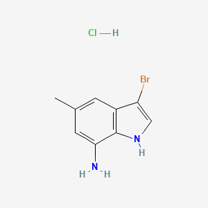 3-Bromo-5-methyl-1H-indol-7-amine hydrochloride