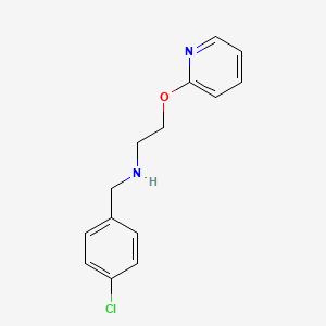 molecular formula C14H15ClN2O B1185833 N-(4-chlorobenzyl)-2-(pyridin-2-yloxy)ethanamine 