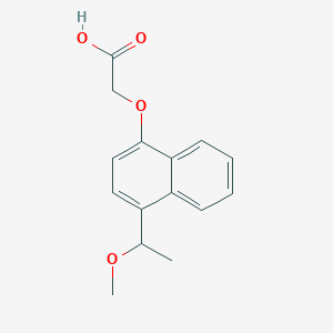 2-((4-(1-Methoxyethyl)naphthalen-1-yl)oxy)acetic acid