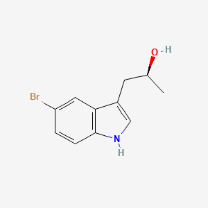 molecular formula C11H12BrNO B11858391 (S)-1-(5-Bromo-1H-indol-3-yl)propan-2-ol 