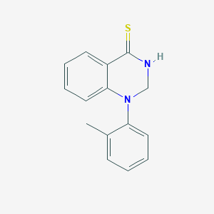 molecular formula C15H14N2S B11858463 1-(o-Tolyl)-2,3-dihydroquinazoline-4(1H)-thione CAS No. 90070-89-6