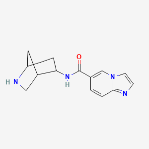 N-(2-Azabicyclo[2.2.1]heptan-5-yl)imidazo[1,2-a]pyridine-6-carboxamide