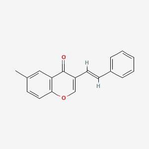 (e)-6-Methyl-3-styrylchromone