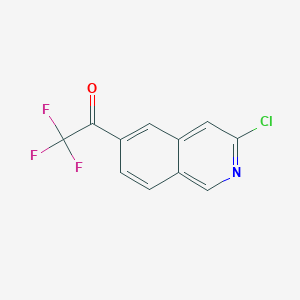 1-(3-Chloroisoquinolin-6-yl)-2,2,2-trifluoroethanone