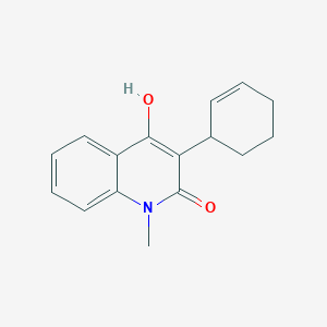 3-(Cyclohex-2-en-1-yl)-4-hydroxy-1-methylquinolin-2(1H)-one