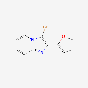 3-Bromo-2-(furan-2-yl)imidazo[1,2-a]pyridine