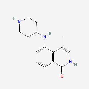 4-Methyl-5-(piperidin-4-ylamino)isoquinolin-1(2H)-one