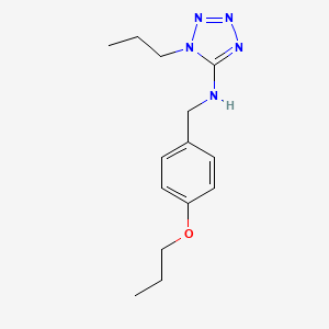 molecular formula C14H21N5O B1185866 N-(4-propoxybenzyl)-1-propyl-1H-tetrazol-5-amine 