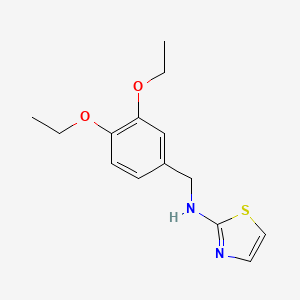 N-(3,4-diethoxybenzyl)-1,3-thiazol-2-amine