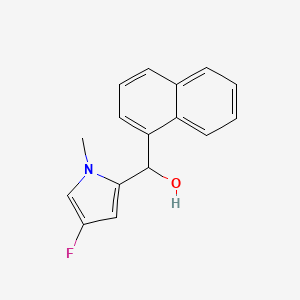 (4-Fluoro-1-methyl-1H-pyrrol-2-yl)(naphthalen-1-yl)methanol