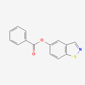 molecular formula C14H9NO2S B11858707 Benzo[d]isothiazol-5-yl benzoate 