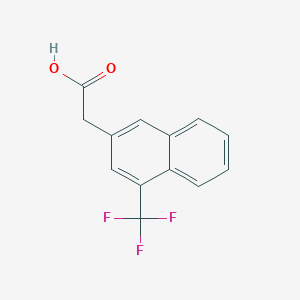 1-(Trifluoromethyl)naphthalene-3-acetic acid