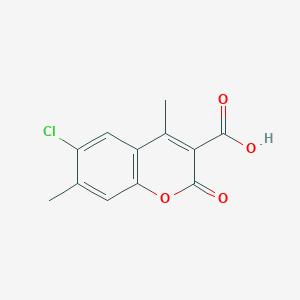 6-Chloro-4,7-dimethyl-2-oxo-2H-chromene-3-carboxylic acid