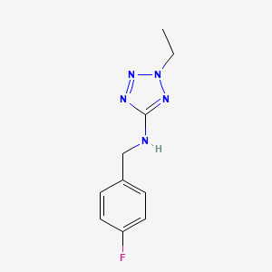 molecular formula C10H12FN5 B1185877 2-ethyl-N-(4-fluorobenzyl)-2H-tetrazol-5-amine 