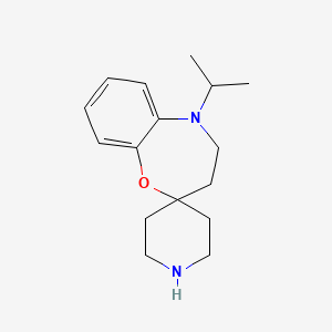 5-Isopropyl-4,5-dihydro-3H-spiro[benzo[B][1,4]oxazepine-2,4'-piperidine]