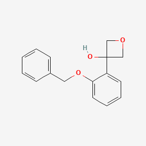 3-(2-(Benzyloxy)phenyl)oxetan-3-ol