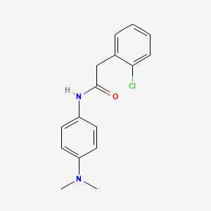 molecular formula C16H17ClN2O B1185882 2-(2-chlorophenyl)-N-[4-(dimethylamino)phenyl]acetamide 