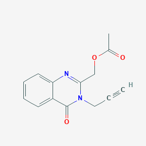 4(3H)-Quinazolinone, 2-[(acetyloxy)methyl]-3-(2-propynyl)-