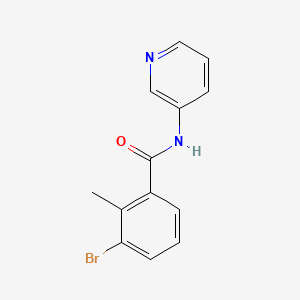 molecular formula C13H11BrN2O B1185883 3-bromo-2-methyl-N-(3-pyridinyl)benzamide 
