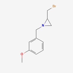 2-(Bromomethyl)-1-[(3-methoxyphenyl)methyl]aziridine