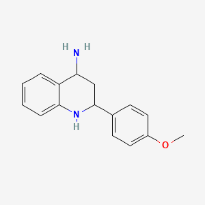 2-(4-Methoxyphenyl)-1,2,3,4-tetrahydroquinolin-4-amine