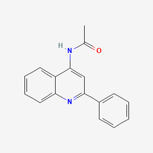 molecular formula C17H14N2O B11858875 N-(2-Phenylquinolin-4-yl)acetamide CAS No. 1154-49-0