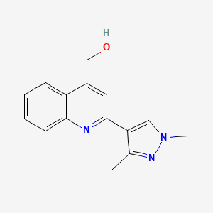 (2-(1,3-Dimethyl-1H-pyrazol-4-yl)quinolin-4-yl)methanol