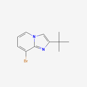 molecular formula C11H13BrN2 B11859014 8-Bromo-2-tert-butyl-imidazo[1,2-a]pyridine CAS No. 947533-68-8