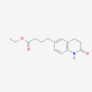 Ethyl 4-(2-oxo-1,2,3,4-tetrahydroquinolin-6-yl)butanoate