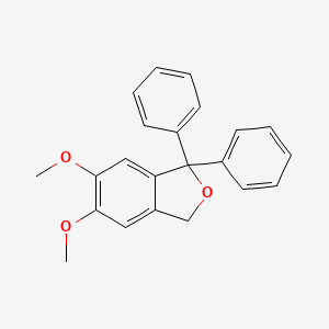 molecular formula C22H20O3 B1185912 5,6-Dimethoxy-1,1-diphenyl-1,3-dihydro-2-benzofuran 