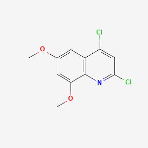 molecular formula C11H9Cl2NO2 B1185913 2,4-Dichloro-6,8-dimethoxyquinoline 