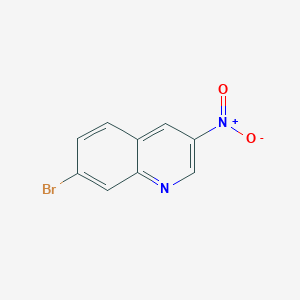 molecular formula C9H5BrN2O2 B11859137 7-Bromo-3-nitroquinoline 