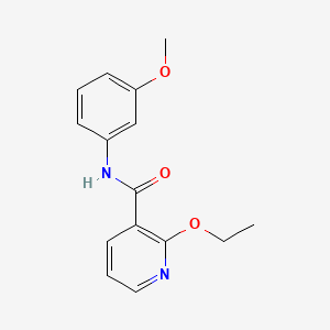 molecular formula C15H16N2O3 B1185914 2-ethoxy-N-(3-methoxyphenyl)nicotinamide 