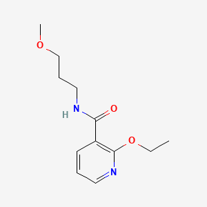 molecular formula C12H18N2O3 B1185918 2-ethoxy-N-(3-methoxypropyl)nicotinamide 