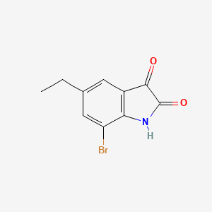 7-Bromo-5-ethylindoline-2,3-dione