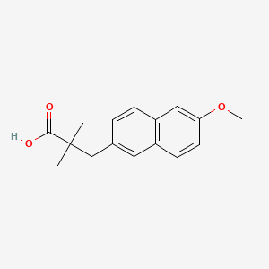 3-(6-Methoxynaphthalen-2-yl)-2,2-dimethylpropanoic acid