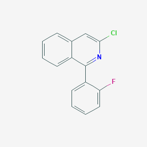 3-Chloro-1-(2-fluorophenyl)isoquinoline