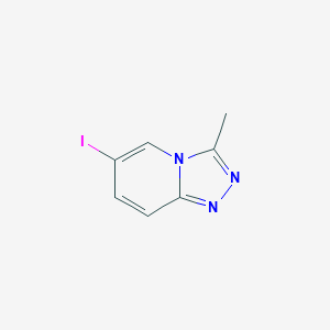 molecular formula C7H6IN3 B11859252 6-Iodo-3-methyl-[1,2,4]triazolo[4,3-a]pyridine 