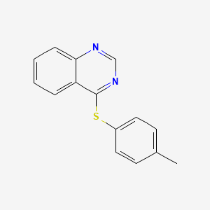 4-[(4-Methylphenyl)sulfanyl]quinazoline