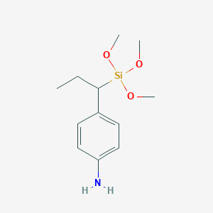 4-(1-(Trimethoxysilyl)propyl)aniline