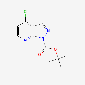 tert-Butyl 4-chloro-1H-pyrazolo[3,4-b]pyridine-1-carboxylate