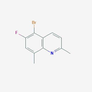 5-Bromo-6-fluoro-2,8-dimethylquinoline