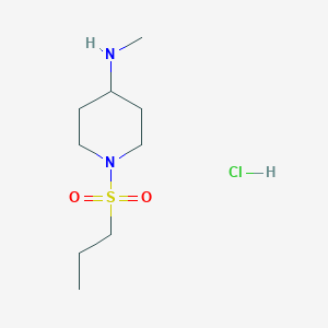 N-methyl-1-(propylsulfonyl)piperidin-4-amine hydrochloride