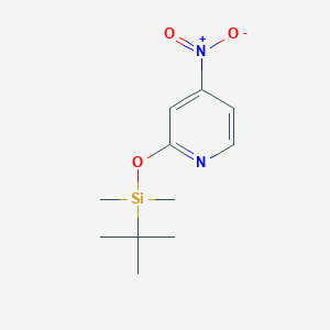 2-((tert-Butyldimethylsilyl)oxy)-4-nitropyridine