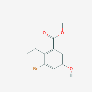 Methyl 3-bromo-2-ethyl-5-hydroxybenzoate