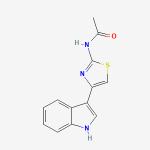 Acetamide, N-[4-(1H-indol-3-yl)-2-thiazolyl]-