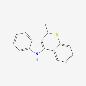 6-Methyl-6,11-dihydrothiochromeno[4,3-b]indole