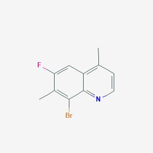 8-Bromo-6-fluoro-4,7-dimethylquinoline